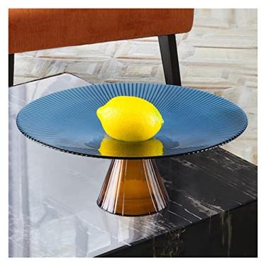 Imagem de URGDWEKJY Tigela de frutas para sala de estar interna, bandeja de mesa de jantar, cesta de frutas, prateleira para bancada, empilhável, multicamadas, tigela de salada