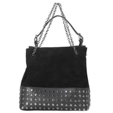Imagem de Bolsa Feminina Schutz Hobo Yana Couro Camurça 500182978-Feminino