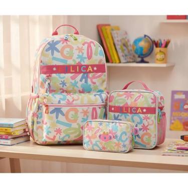 Imagem de Kit Mochila Costas com Lancheira E Estojo Lilica Ripilica Florescer