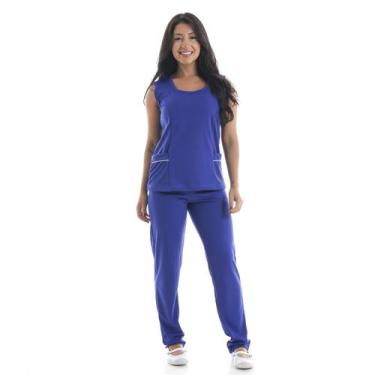 Imagem de Uniforme Regata E Calça Helanca Prático Elástico E Flexível Para Copei