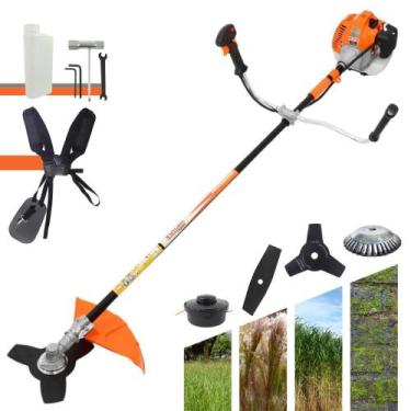 Imagem de Roçadeira Profissional Vulcan VR520-H À Gasolina Motor 2 Tempos 52cc 2