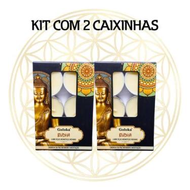 Imagem de KIT C/2 CX's Vela Aromática Para Rechaud Indiana Goloka, BUDHA