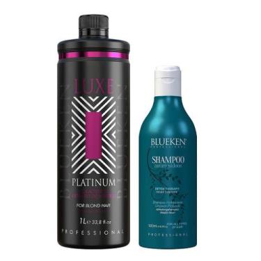Imagem de Luxe Platinum Blueken 1L e Shampoo Detox Therapy Blueken 500ML