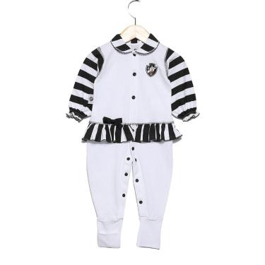 Imagem de Macacão Bebê Vasco Listras Oficial