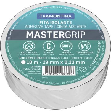 Imagem de Fita Isolante Classe C 0,13x19 mm Tramontina Branca 10 m