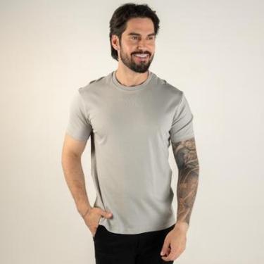 Imagem de Camiseta Oficina Reserva Pima Cinza Claro-Masculino