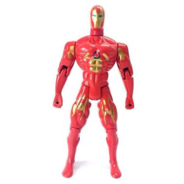 Imagem de Boneco Homem De Ferro 29cm Articulado - Gici Decor
