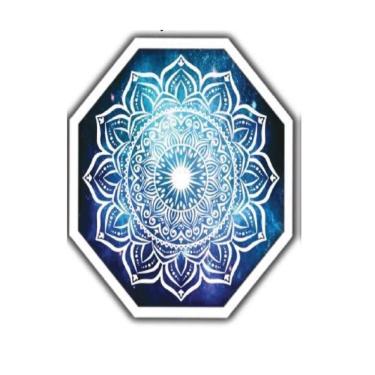 Imagem de Quadro Mandala Arvore Vida Placa Decorativa Mdf Oitavado