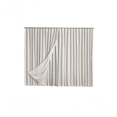 Imagem de Cortina Microfibra Com Linho 2,80x1,80 Para Trilho Duplo