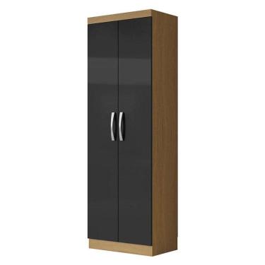 Imagem de Armário Multiuso 2 Portas New 2000192 Atacama Grafite - Aramóveis