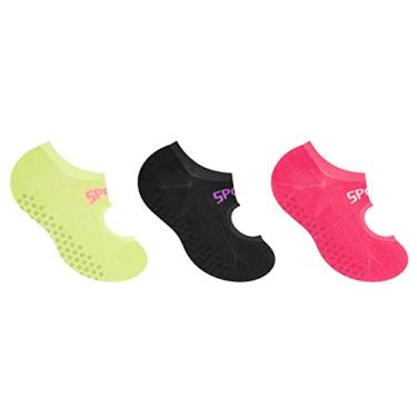 Imagem de Selene Meia Antiderrapante Sapatilha Unissex Adultos Preta (Black) Médio (34 a 38)