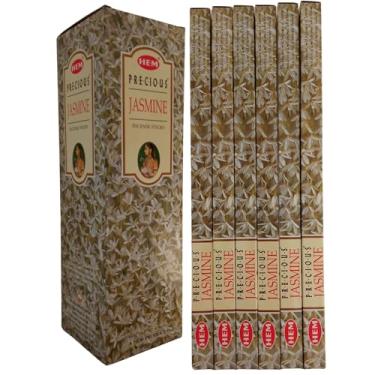 Imagem de Incenso Indiano Hem Precious Jasmim - Desperta Amor 6 Caixas