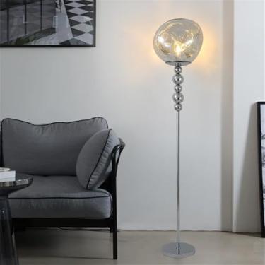 Imagem de Luminária de chão contemporânea de luxo, estilo retrô, para sala de estar, quarto, escritório, casa de campo, hotel ou residências. Design moderno e criativo com LED (Estilo 3).