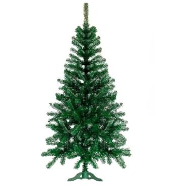 Imagem de Arvore de Natal Verde Pinheiro 150cm 220 Galhos Tradicional Decoração