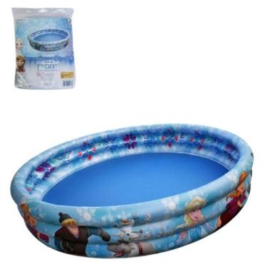 Imagem de Piscina Inflável Frozen 100 Litros 86 x 20 cm - ETITOYS