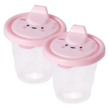 Imagem de Kit Copo Infantil Com Bico Transição Bebe Criança Treinamento Escolar Agua Suco 200ml Menino Menina (2, Ursinha)
