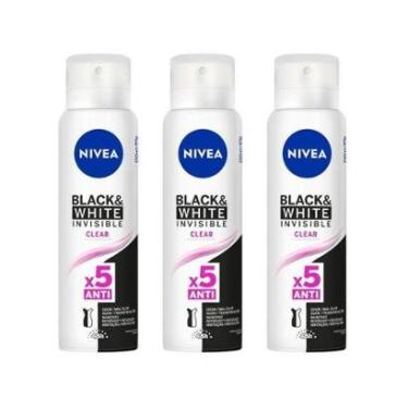 Imagem de Kit Desodorante Antitranspirante Aerossol Nivea Feminino 3 Unidades-Feminino