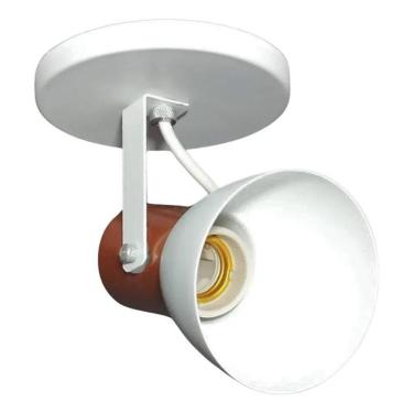 Imagem de Spot De Sobrepor Direcionável Alumínio Tet Branco 127/220V