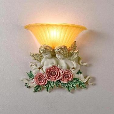 Imagem de Luminária de parede moderna e criativa para sala de estar, quarto, escritório, casa de campo, hotel, quarto infantil, corredor, café, restaurante ocidental, com iluminação LED (Estilo 18)