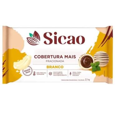 Imagem de Chocolate Branco Cobertura Mais em Barra 2,1Kg Sicao