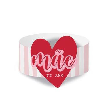 Imagem de Porta Guardanapo Decorativo Dia das Mães - 6 unidades - Cromus - Rizzo