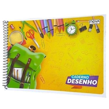 Imagem de Caderno Universal de Desenho Espiral Flex 96fls - Nova, Capa aleatório