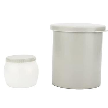 Imagem de Balde de lavagem de escova, material plástico, fácil de transportar, fornecimento de pintura com clipe duplo, lata de óleo para pintor de estudantes de arte