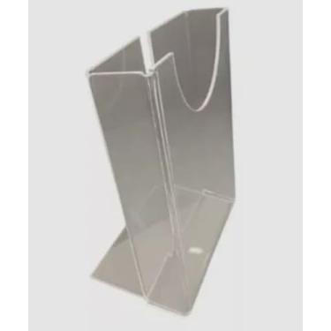 Imagem de Display Porta Panfleto Flyer Folder A6 (10x15) Acrílico