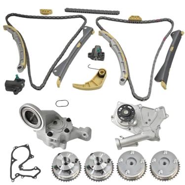 Imagem de Kit de corrente de distribuição do motor 24321-3L100 com 4 rodas dentadas VVT Bomba de óleo para Kia Sedona Sorento K900 Genesis G70 G80 Sedan Hyundai Azera Santa Fe Palisade 3.3L 3.8L