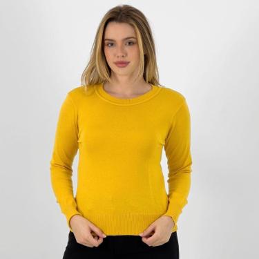Imagem de Blusa de Lã Via Tricot Gola Redonda Feminina-Feminino