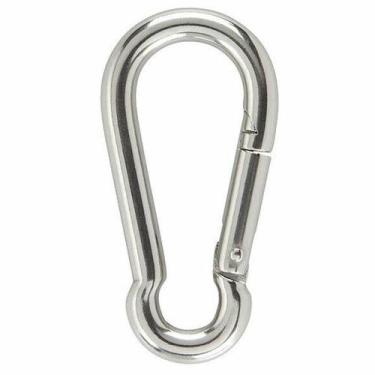 Imagem de Mosquetão Inox Simples 7Mm X 70Mm Sem Olhal - Nauparts