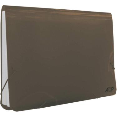 Imagem de Pasta Sanfonada Plastica Oficio 31 Divisoes Fume 78970272922