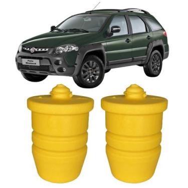 Imagem de Par Batente Suspensão Traseiro Palio Weekend - Borfix