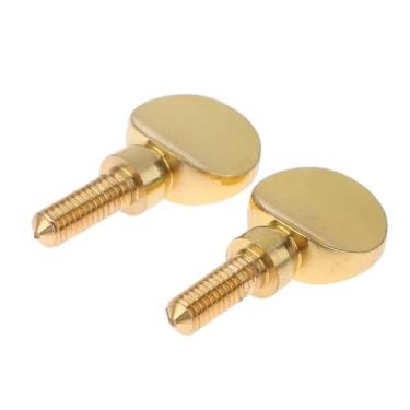 Imagem de Acessórios profissionais para saxofone, 2 peças, parafuso de aperto de pescoço de saxofone, peça de ferramenta de substituição de saxofone, parafuso receptor de pescoço, acessórios para instrumentos