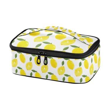 Imagem de GUIJI Lancheira com isolamento de limão, lancheira à prova de vazamento para mulheres e homens, lancheira portátil para trabalho, piquenique, viagens