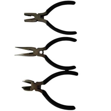 Imagem de Jogo 3 Mini Alicates 4,5'' - Preta