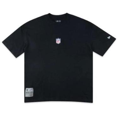 Imagem de Camiseta New Era NFL Institutional Style Preta-Masculino