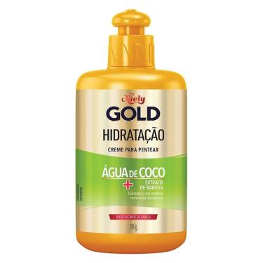 Imagem de Creme para Pentear Niely Gold Hidratação Milagrosa Água de Coco 280g