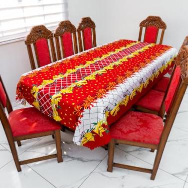 Imagem de Toalha de Mesa Natalina 10 Lugares 3,00m x 1,40m Oxford (Cor 19)