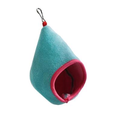 Imagem de predolo Cama/Casinha para Hamster, Habitat Macio, Adorável, Fofa e Aconchegante, para Hamster Dormir, Rede para Pequenos Animais, Ideal para Ouriço, Azul