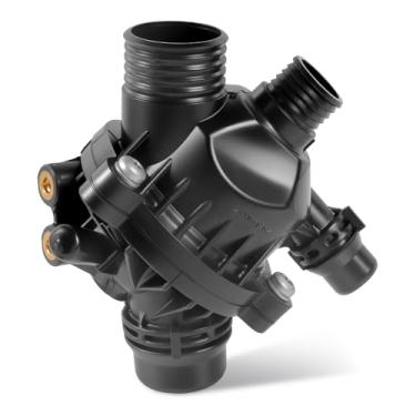 Imagem de LOREADA Conjunto de carcaça do termostato 11537549476 adequado para BMW 328i 330i 325i 525i 528i 535i 128i X1 X3 Z4 E60 E65 E90 2.5L 3.0L, substituição do termostato de refrigeração do motor