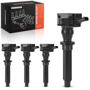 Imagem de A-Premium Bobina de ignição adequada para Land Rover Defender 110 2022-2024 2.0L L4 GAS, um conjunto de 4