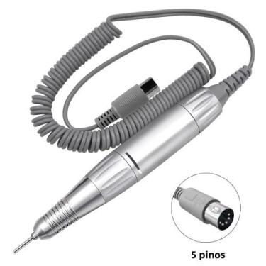 Imagem de Furadeira Elétrica Profissional Para Unhas 35000RPM Baixo Ruído DC 3 5