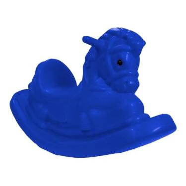 Imagem de Gangorra Individual Infantil Cavalinho - Play Brinquedo (azul)