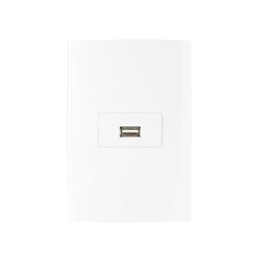 Imagem de Tomada Carregador Usb-A Margirius Sleek 1A 5W Placa 4X2