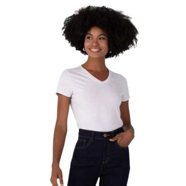 Imagem de Camiseta Baby Look 100007373 Malwee, XGG, Branco