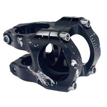 Imagem de Mesa de guidão leve de 31,8 mm para bicicleta de MTB Racing, feita em liga de alumínio CNC, ideal para downhill e mountain bike. Acessório para bicicleta.(Alloy Black)