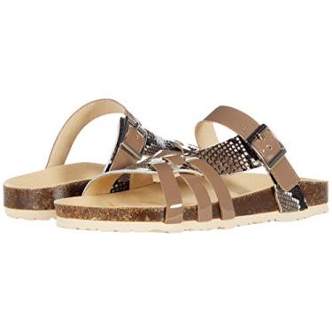 Imagem de David Tate Sandálias femininas de couro quente de cortiça, Camelo, 6.5 Wide