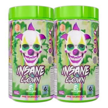 Imagem de Kit 2x Pre Treino Insane Clown Blue Cristal 350g Demons Lab-Unissex
