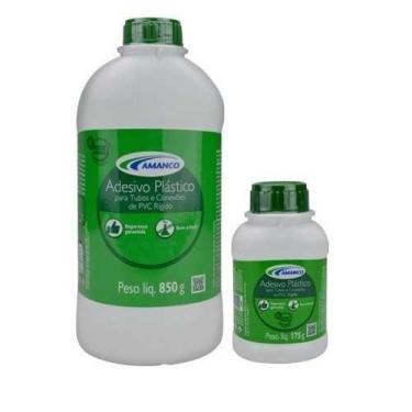 Imagem de Adesivo amanco 175g frasco com pincel - AMANCO BRASIL LTDA.